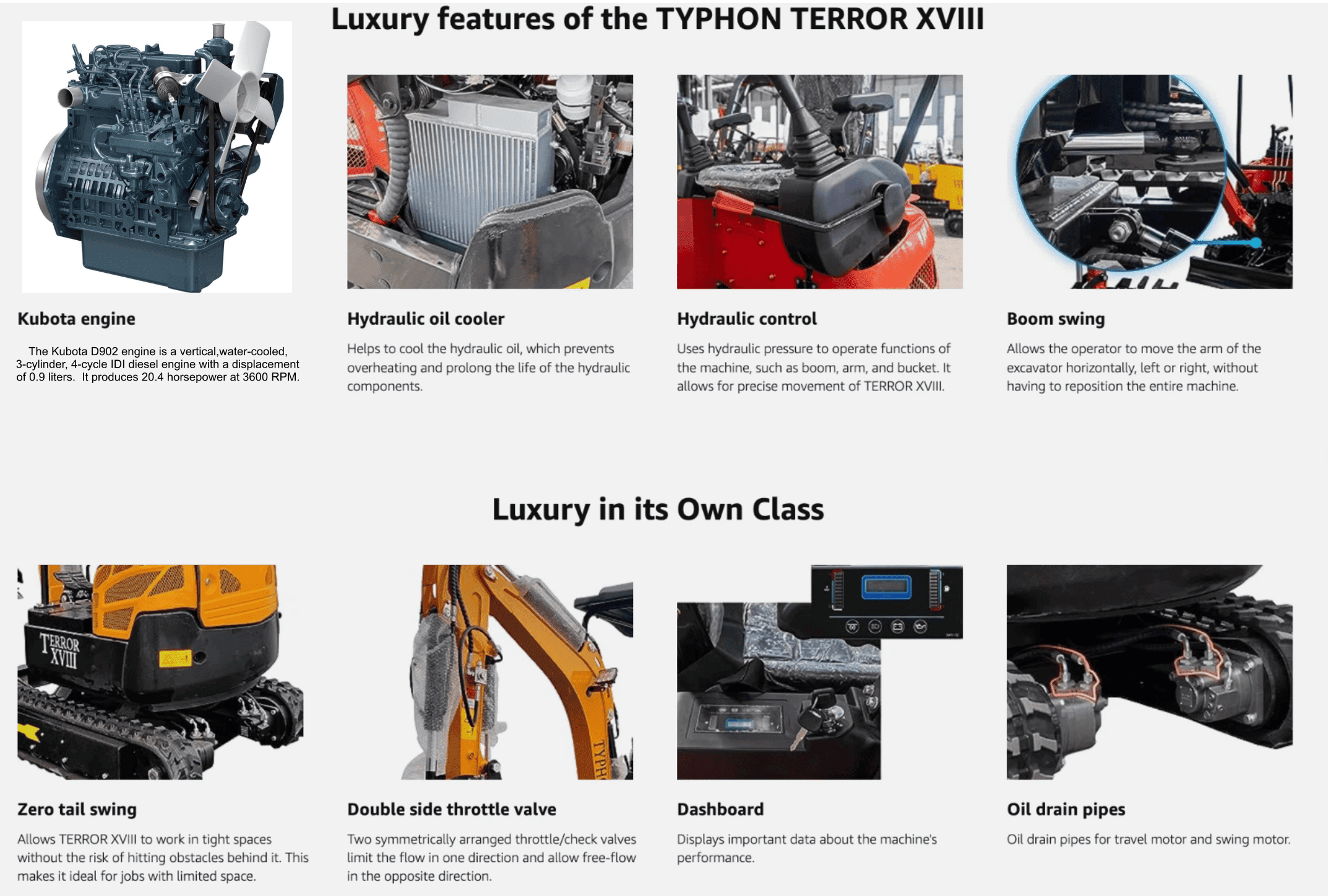 Typhon Terror XVIII Mini Excavator — image 8